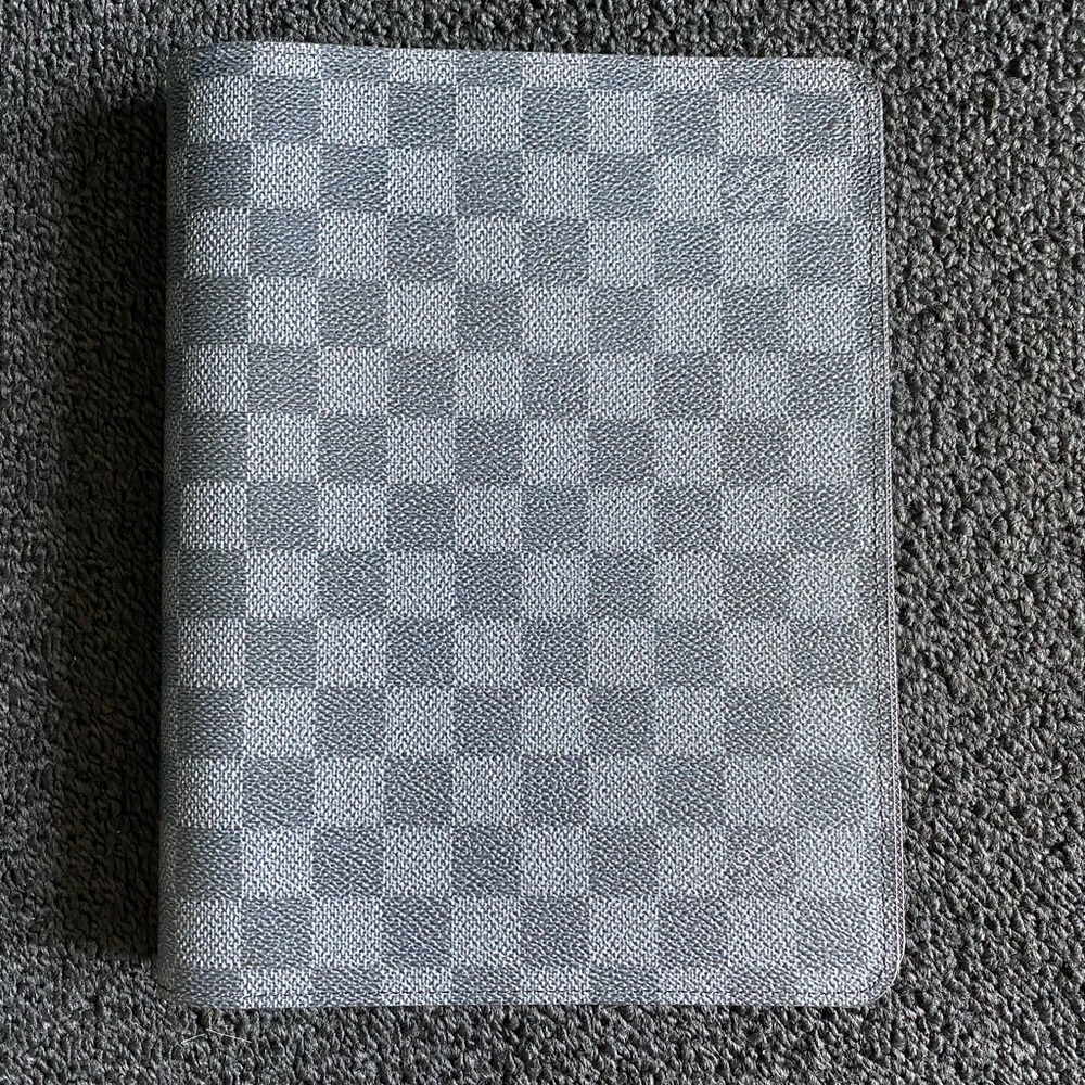 Louis Vuitton Damier Graphite Desk Agenda